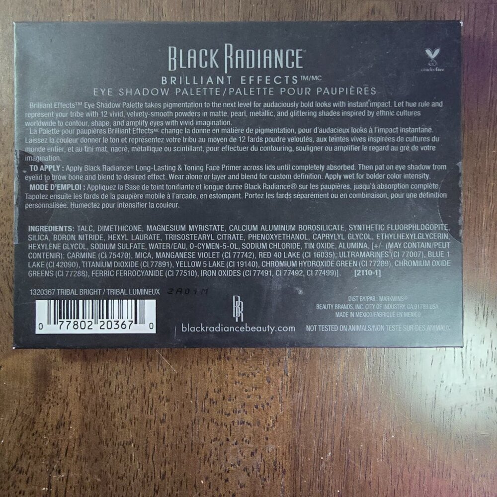 1 BROKEN - Black Radiance Shadow Palette Make it Black Limited Edition - Picture 3 of 4